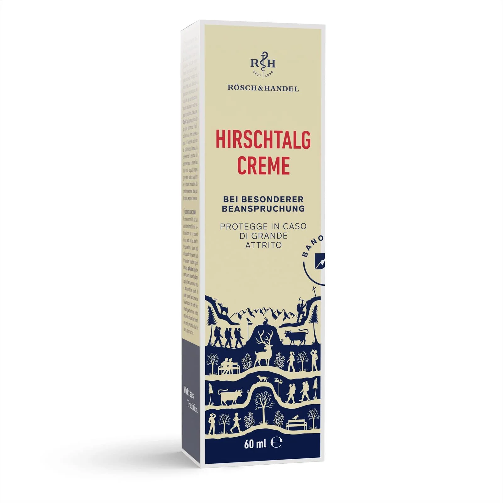 Крем для рук и ног Rösch Deer Tallow 60 мл традиционный против мозолей, фото №3