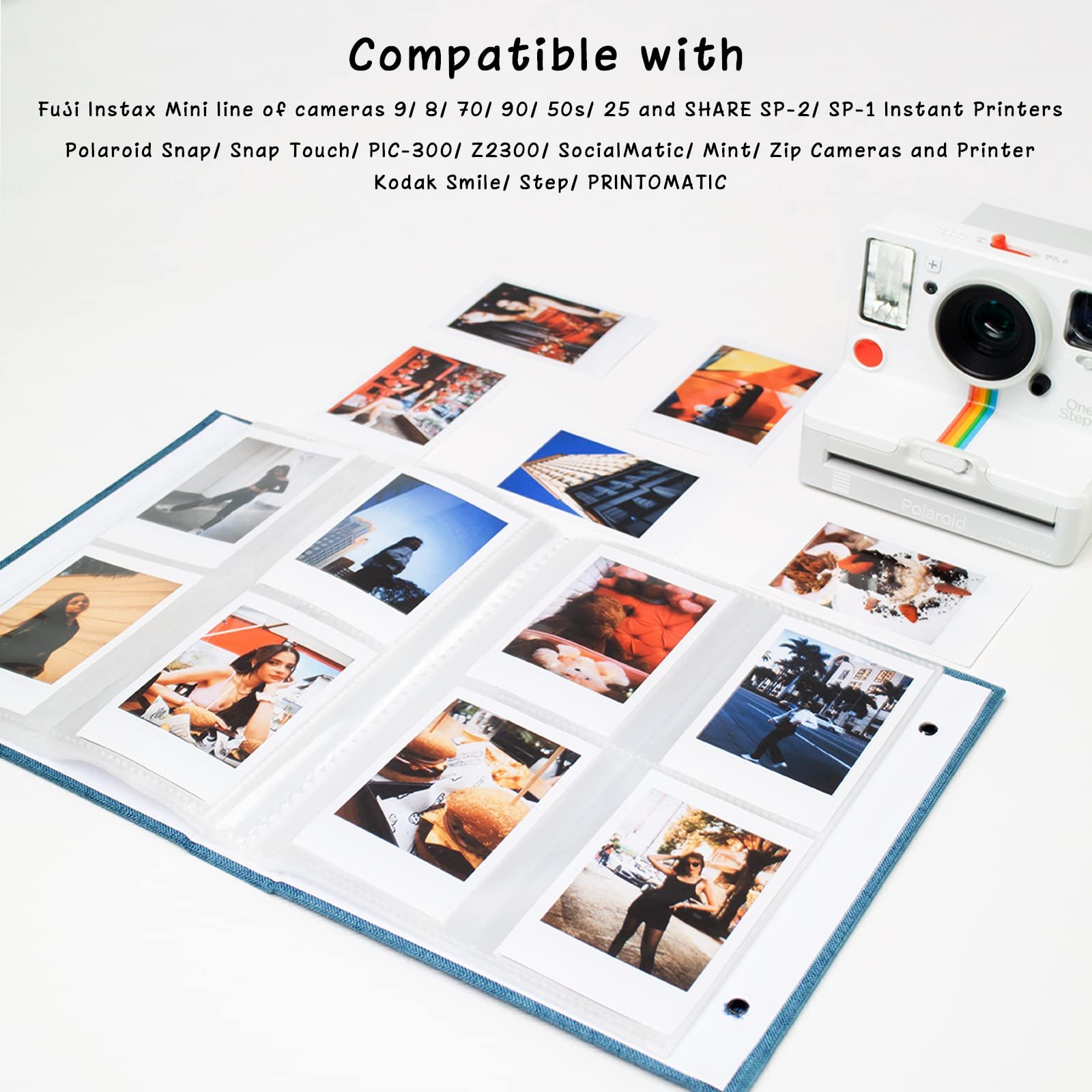 Фотоальбом Fujifilm Instax Mini Polaroid Snap Canvas Picture Book на 208 фото 2x3 дюйма 2 шт, фото №5