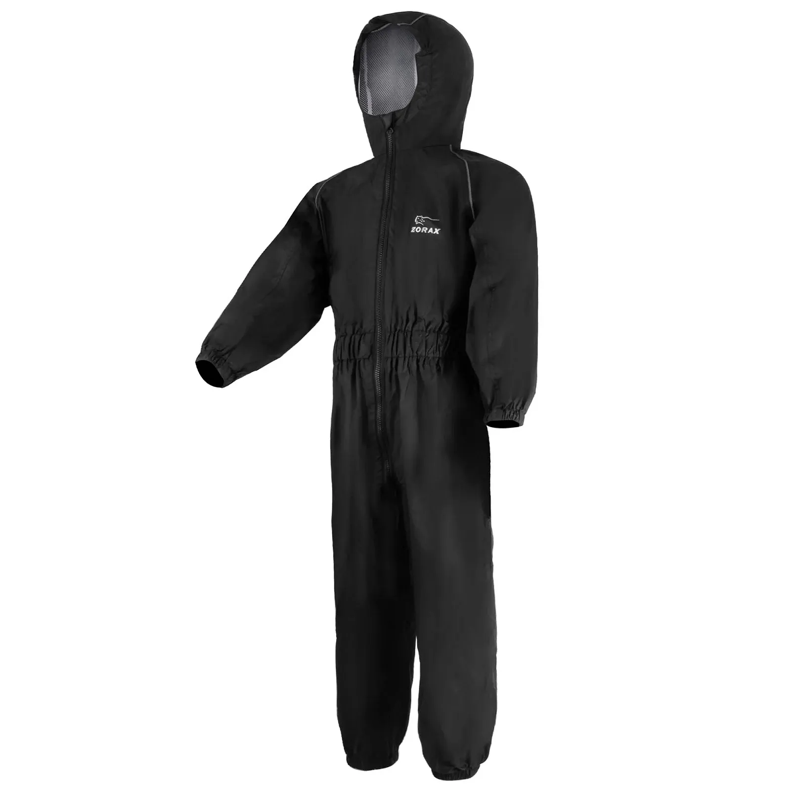 Водонепроникний легкий вітрозахисний дощовий костюм з капюшоном і сумкою для перенесення Zorax Black, фото №5 Водонепроникний легкий вітрозахисний дощовий костюм з капюшоном і сумкою для перенесення Zorax Black, фото №5