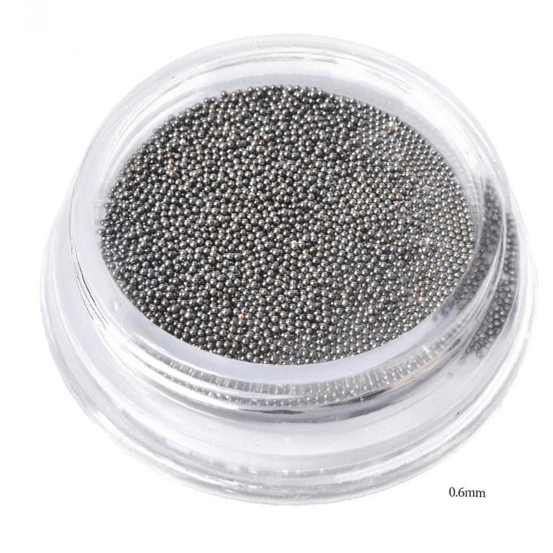 Украшения для ногтей Бисер из нержавеющей стали Мини 0.6 мм Розовое золото, фото №5