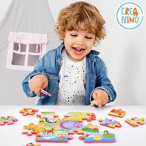 Пазл мягкий Zoo 24 детали synthetic.ua - Фото 1