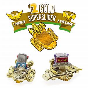 Фігурки SuperThings RIVALS OF KABOOM Серії Lata Gold 3, включаючи всі спеціальні фігурки серії 3, в тому числі Ultra Ring (Mr. King), 2 Gold Leaders, 6 Silver Captains та 2 Gold Supersliders synthetic.ua - Фото 1