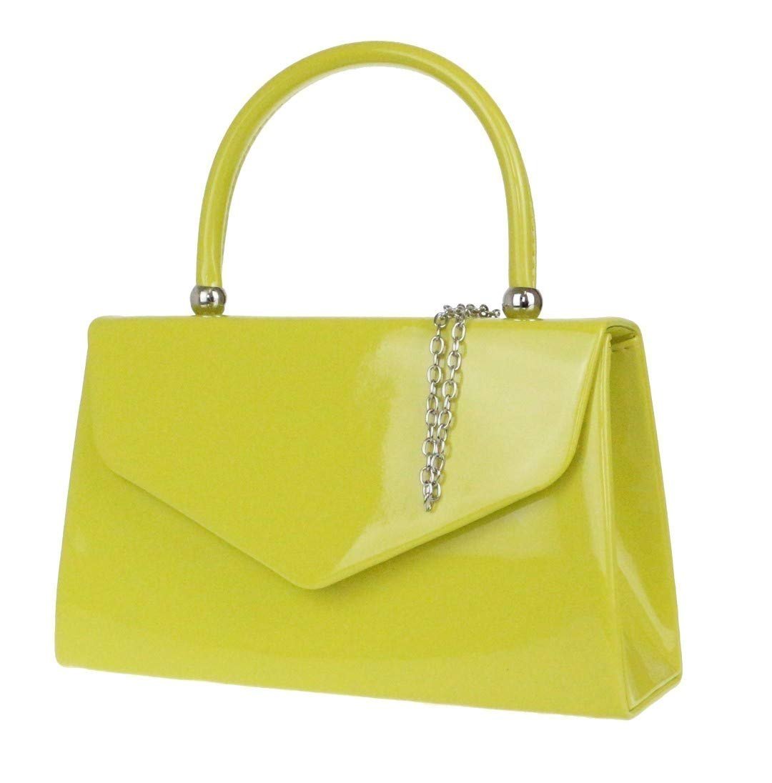 Клатч Girly Handbags лакований, жіночий, маленький жорсткий кейс, фото №2