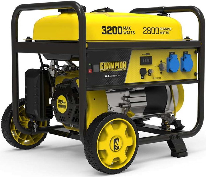 Бензиновый генератор Champion 500559-EU 3,2 кВт / 2,8 кВт, фото №2 Бензиновый генератор Champion 500559-EU 3,2 кВт / 2,8 кВт, фото №2