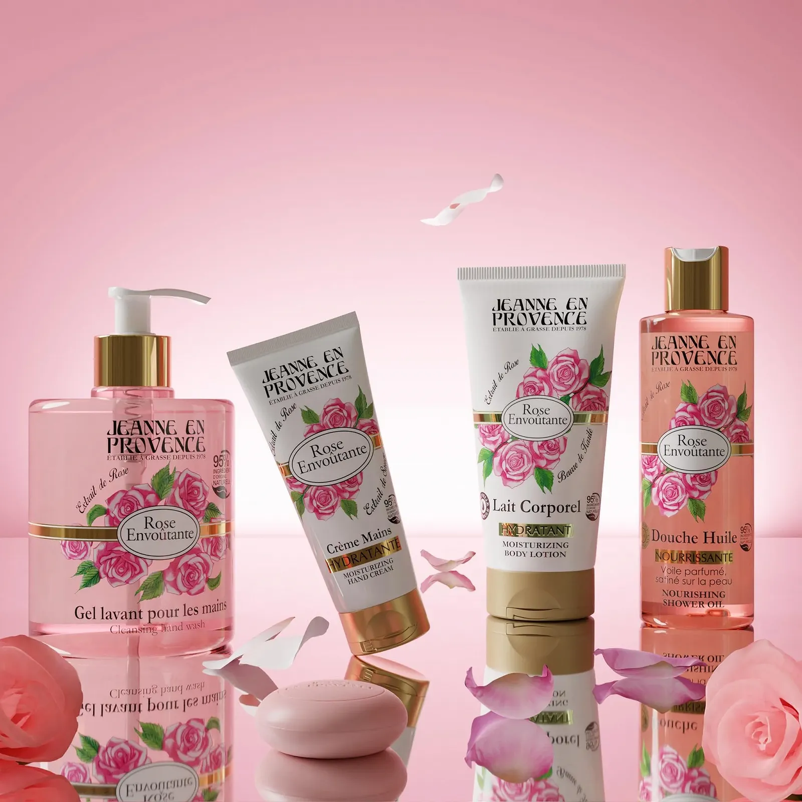 Молочко для тіла JEANNE EN PROVENCE Інтенсивно зволожуюче та ароматизоване для сухої шкіри, фото №5