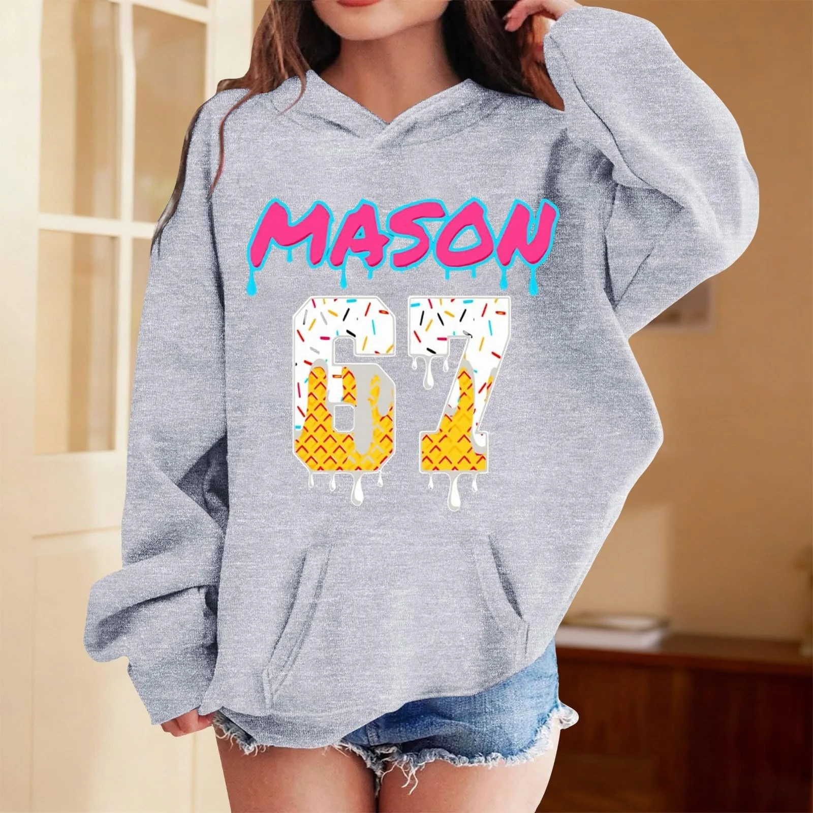 Худі З принтом 67, фото №3