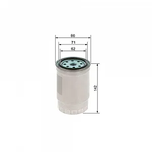 Паливний фільтр BOSCH 1 457 434 511 для HYUNDAI KIA AMC - Фото 1