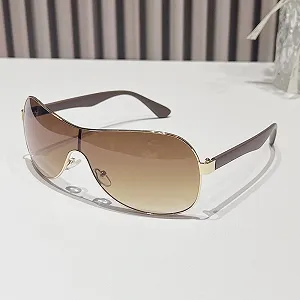 Солнцезащитные очки в стиле ретро Yeooa для женщин, с плоским верхом, для путешествий, фотографий synthetic.ua - Фото 1