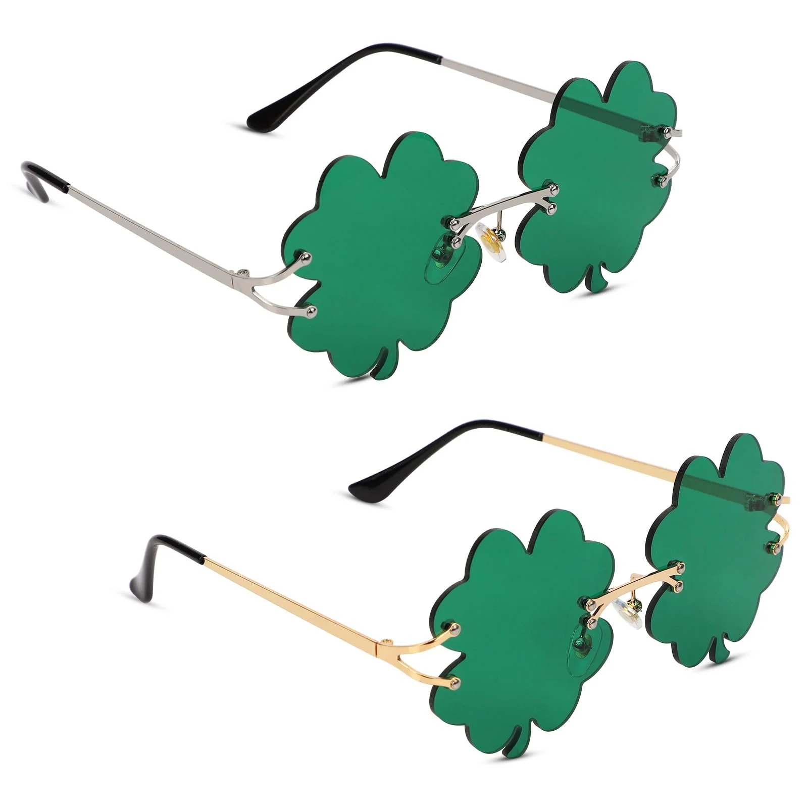 Окуляри XIHIRCD Чотирилисник конюшини, темно-зелений, фото №1