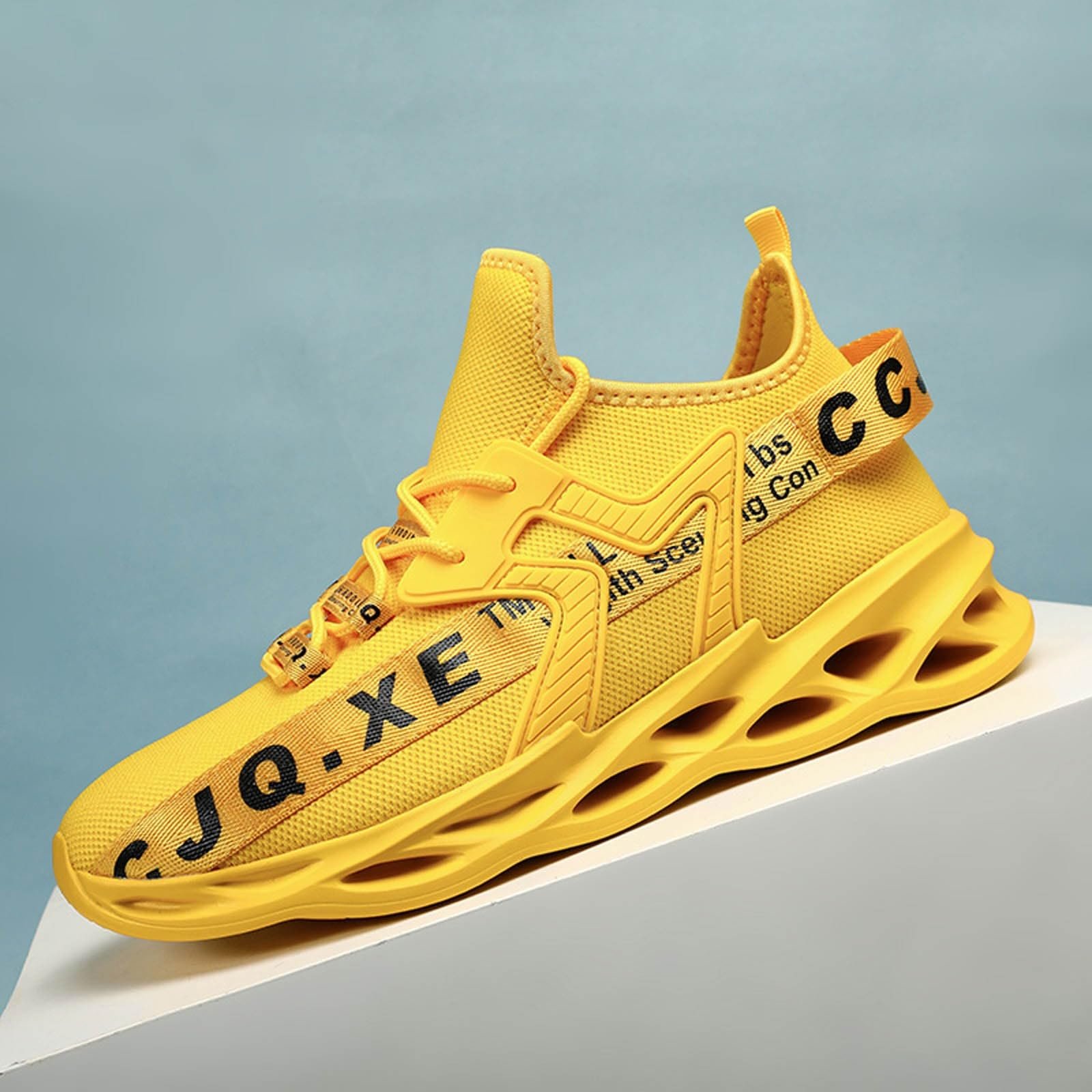 Кросівки Famzuneu для бігу Чорний Легкий, фото №7 Кросівки Famzuneu для бігу Чорний Легкий, фото №7