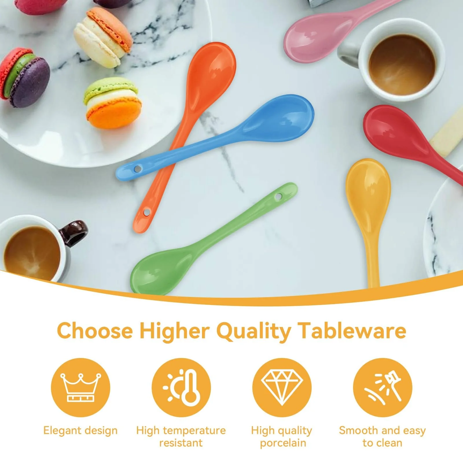 Набор фарфоровых ложек., фото №4