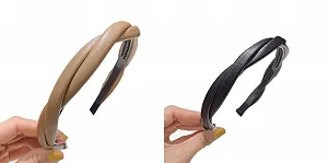 Обруч Шкіряний Плетений Двошаровий - Фото 1