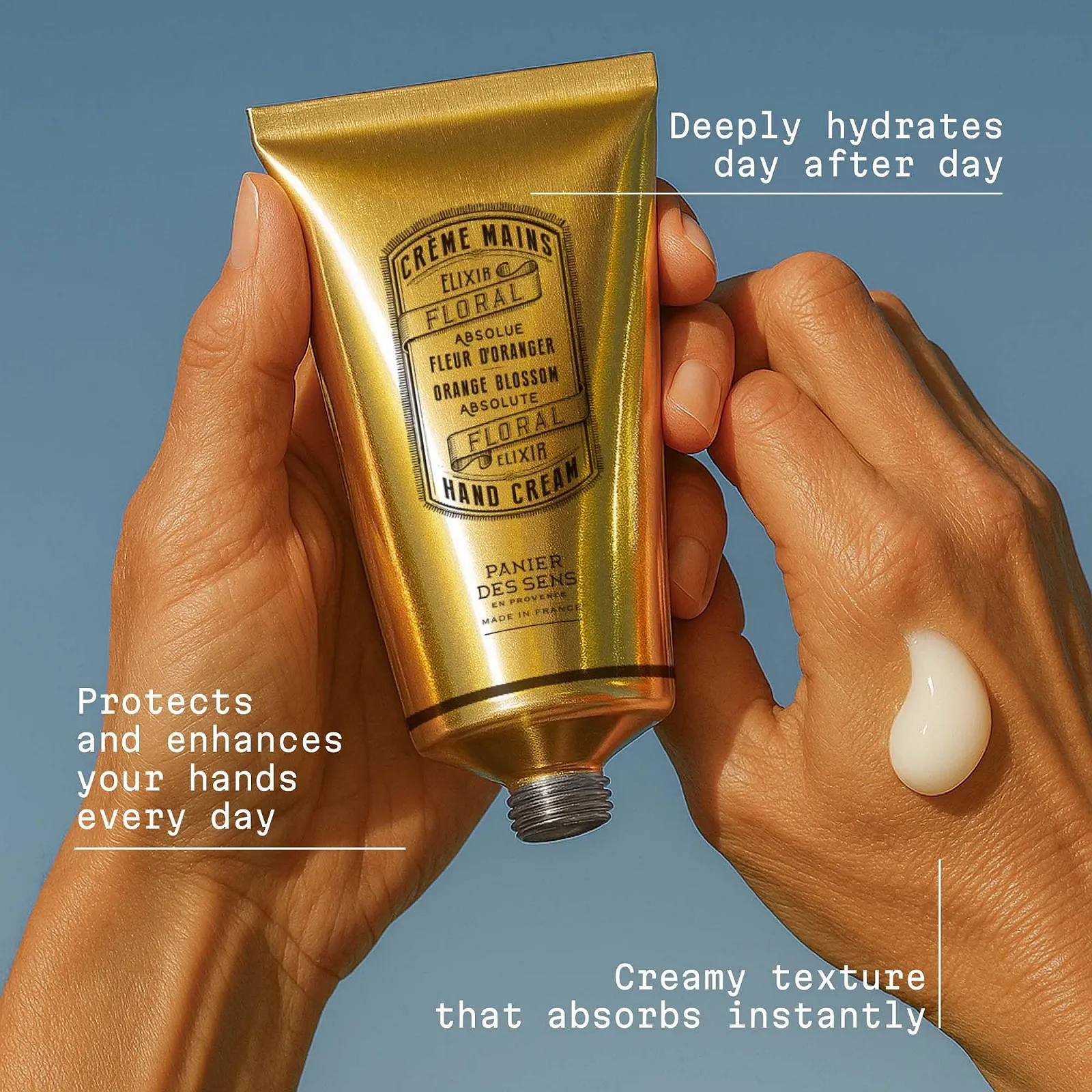 Крем для рук Panier des Sens Квітка апельсину для дуже сухої шкіри 75 мл, фото №3