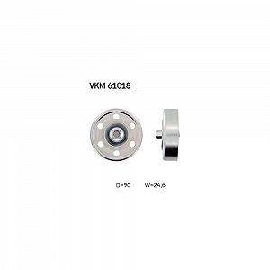 Ролик направляющий поликлинового ремня SKF VKM 61018 для TOYOTA - Фото 1