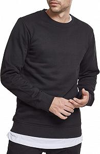 Свитер Urban Classics Basic Terry Crew Классический Мужской Разные цвета - Фото 1