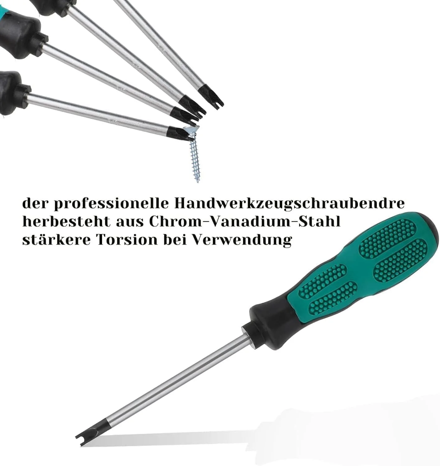 Набір магнітних U-подібних викруток 4 предмети M1.7 / M2.0 / M2.3 / M2.6 CRV, фото №3