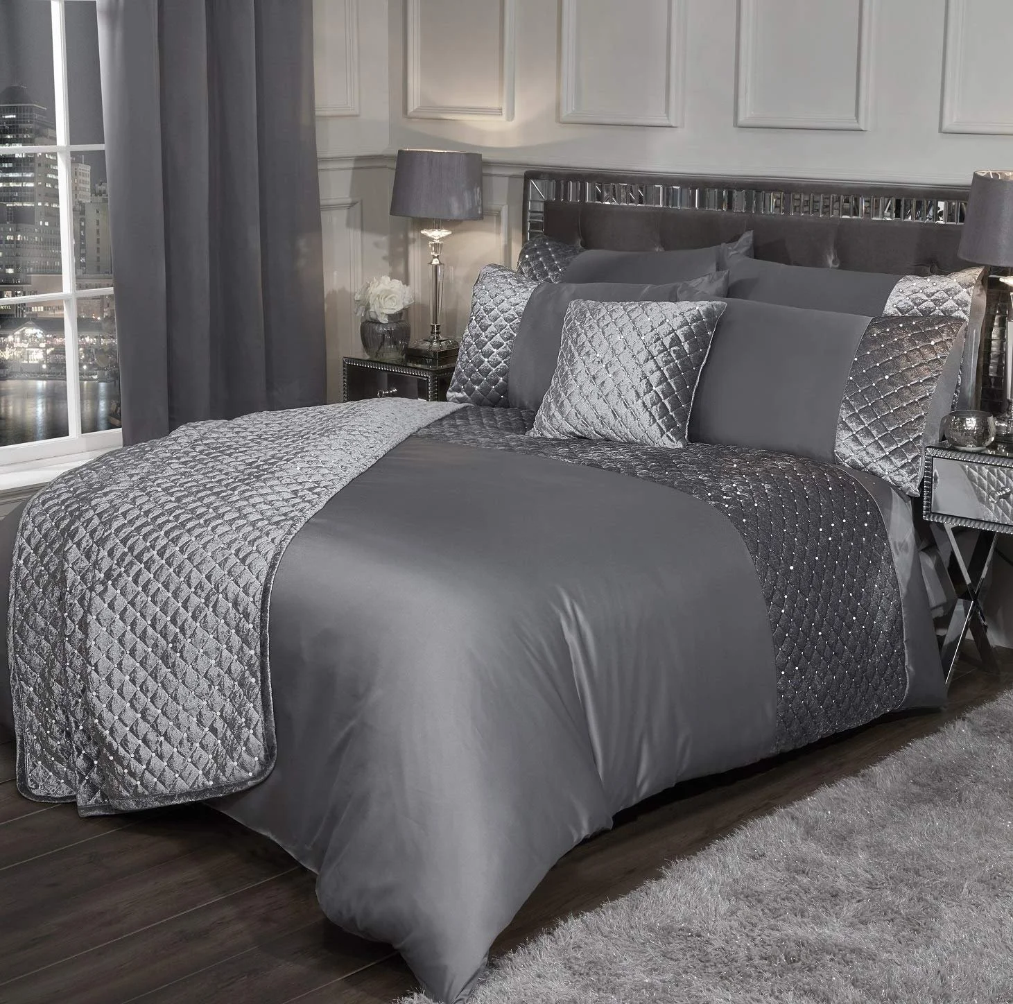 Покрывало Glamour Серебряный, фото №4