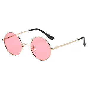 Солнцезащитные очки Круглые Винтажные Поляризованные с металлической оправой UV400 - Фото 1