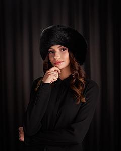 Повязка на голову Меховая Сибирская, M, Черный Сибирский цена на synthetic.ua - Фото 1 Повязка на голову Меховая Сибирская, M, Черный Сибирский synthetic.ua - Фото 1