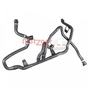 Трубка охолоджувальної рідини METZGER 4010207 для BMW, для автомобілів без автономного обігрівача synthetic.ua - Фото 1