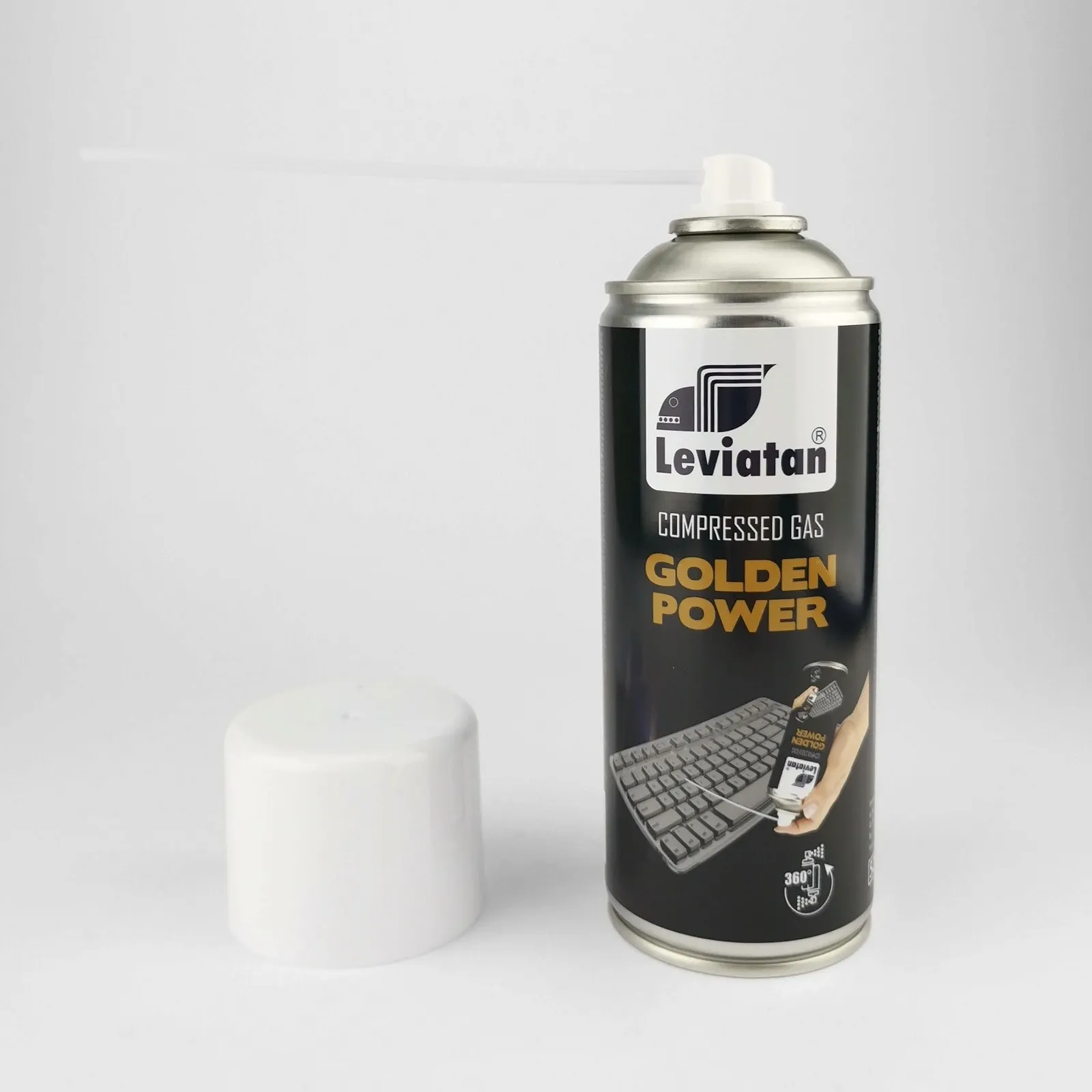 Спрей стисненого повітря Leviatan 360 Degree 200 мл Reversible, фото №5