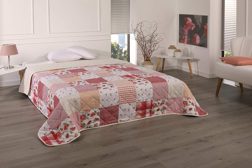 Покривало XXL MB Warenhandel24 Універсальний Плед 220 x 240 см Печворк Заміський Стиль, фото №1