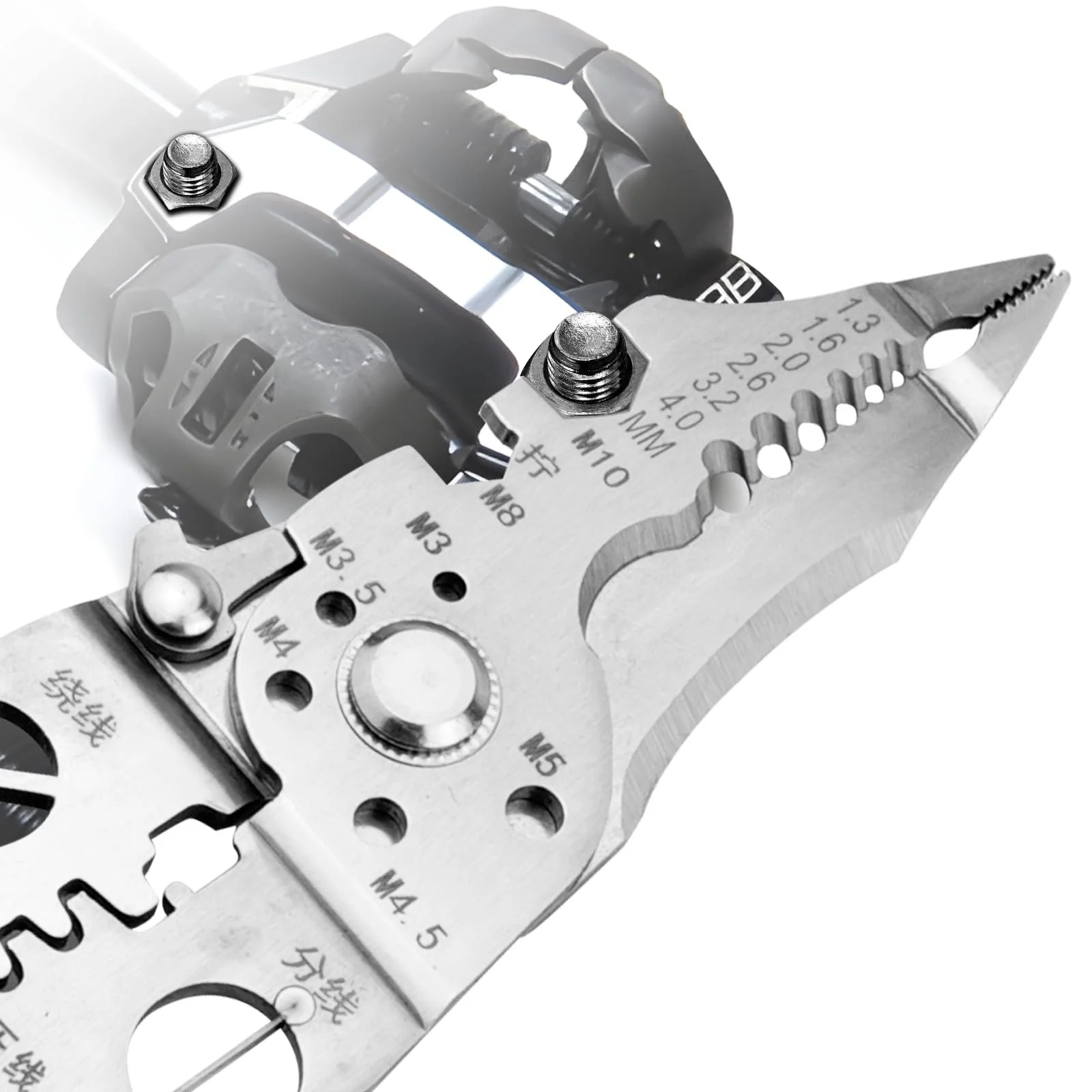 Многофункциональный стриппер из нержавеющей стали с нескользящей ручкой, фото №6