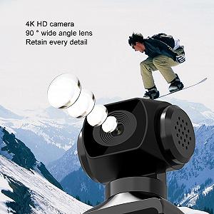 Камера Plyisty 4K 30fps WiFi с 270-градусным вращающимся объективом Водонепроницаемая с 64-ГБ TF-картой цена на synthetic.ua - Фото 1 Камера Plyisty 4K 30fps WiFi с 270-градусным вращающимся объективом Водонепроницаемая с 64-ГБ TF-картой synthetic.ua - Фото 1