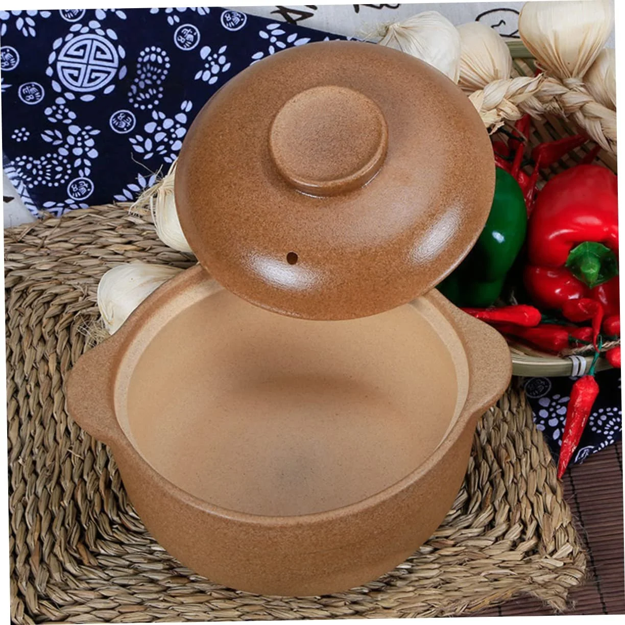 Кастрюля для супа керамическая с крышкой 1.6 л, фото №6