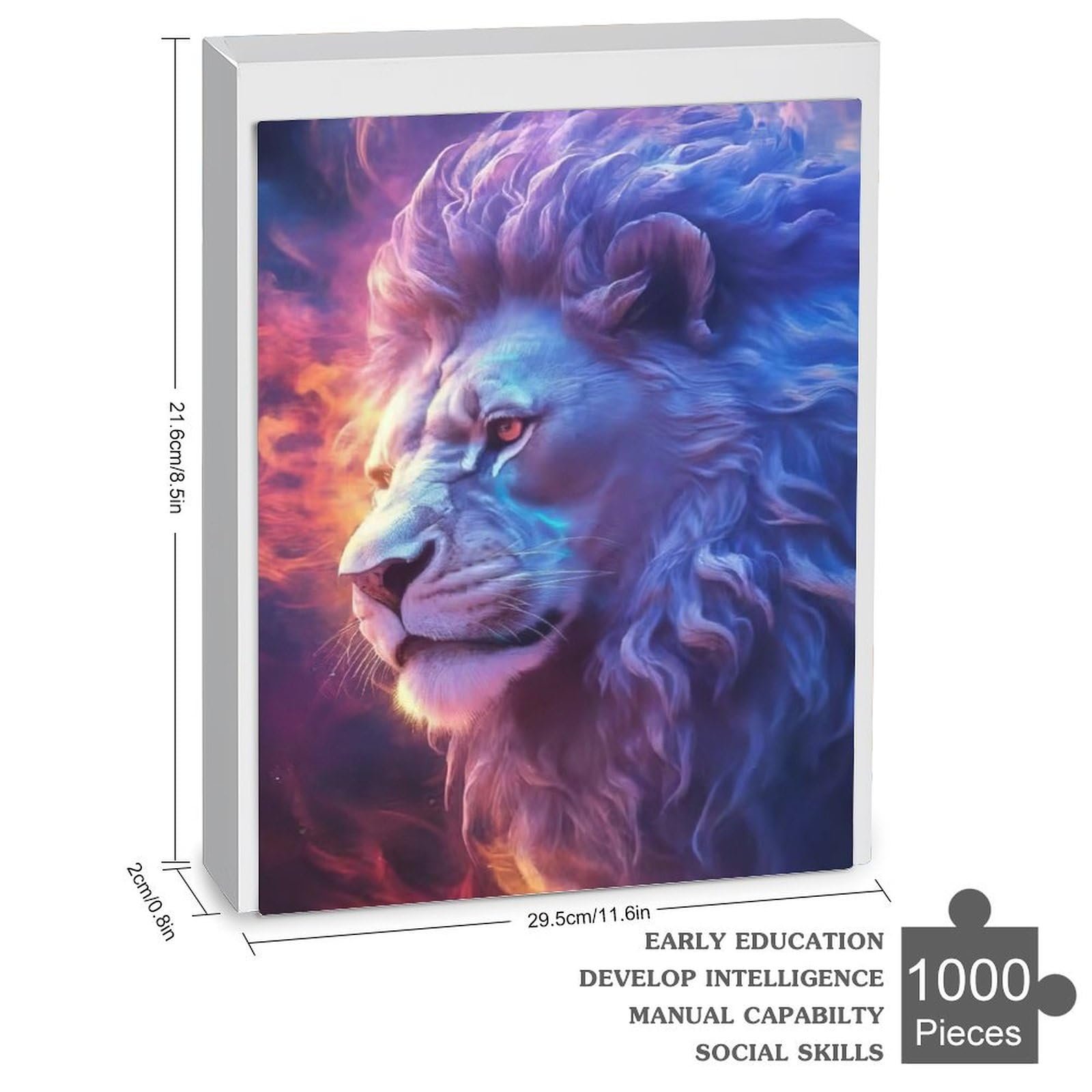 Пазл Löwe 1000 деталей Деревянный 78 x 53 см, фото №3