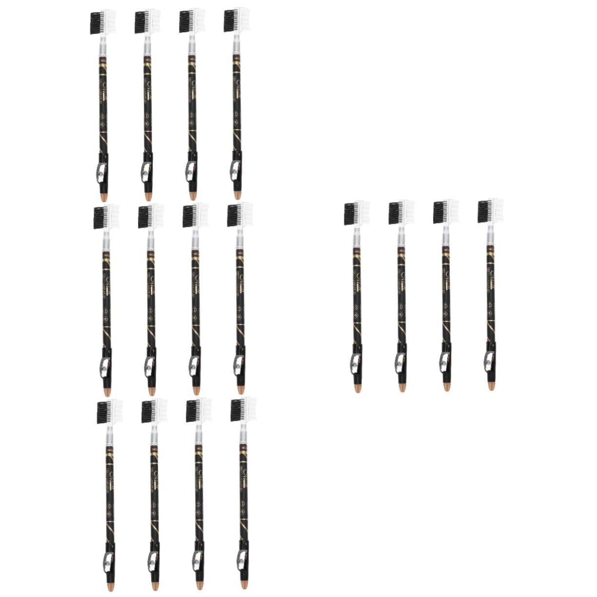 Карандаш для бровей Beavorty - деревянная расческа для бровей, 16 в 1, фото №1