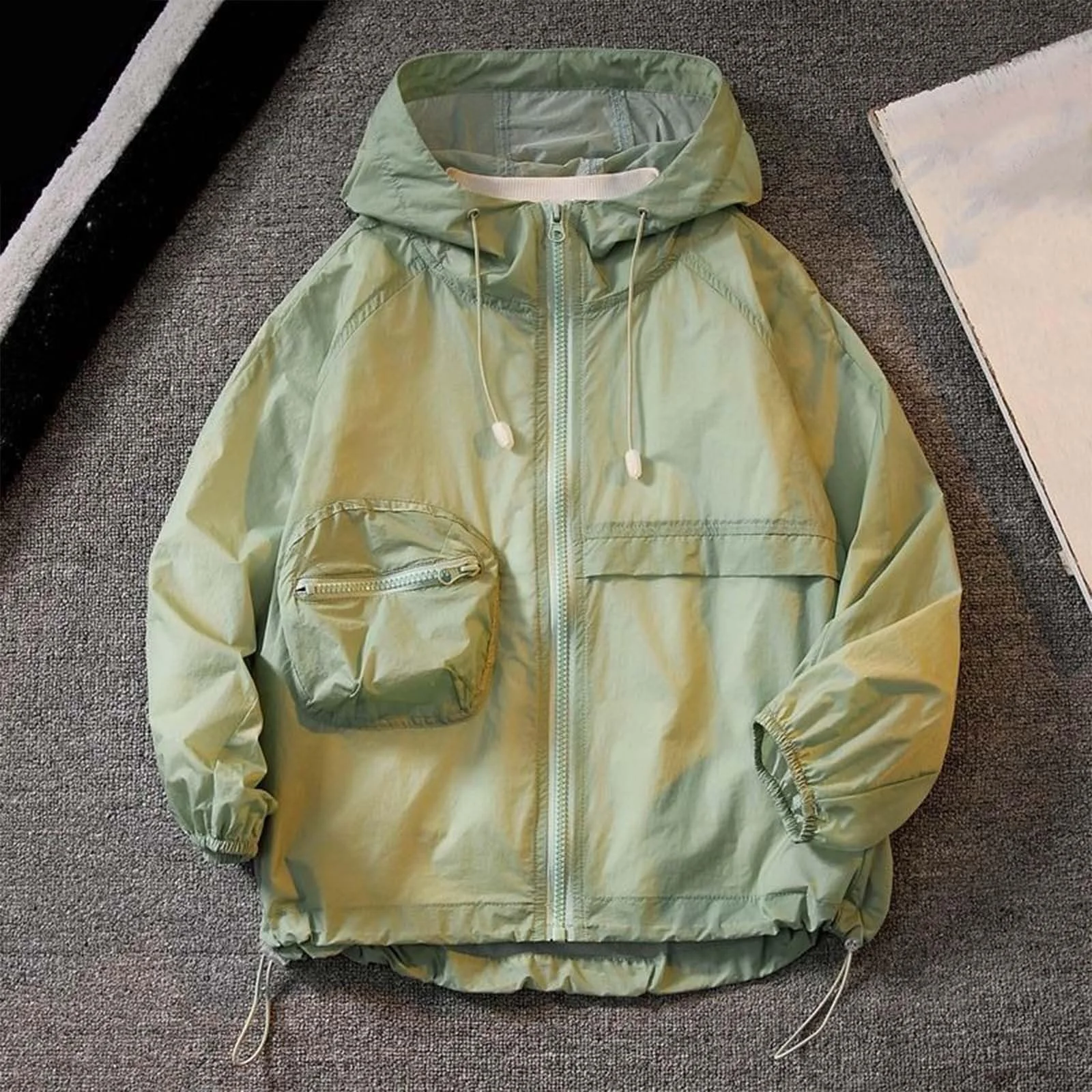 Легка дихаюча вітрівка для хлопчиків Generisch, активна водонепроникна для вулиці зі зручною посадкою, фото №2