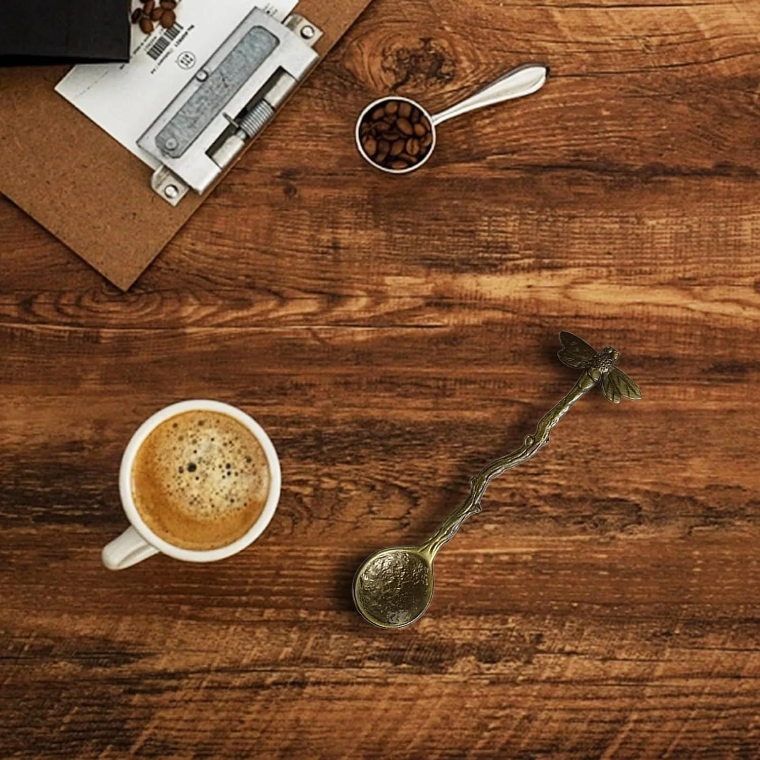 Ложка для кави Dragonfly у стилі ретро, чайна, фото №3