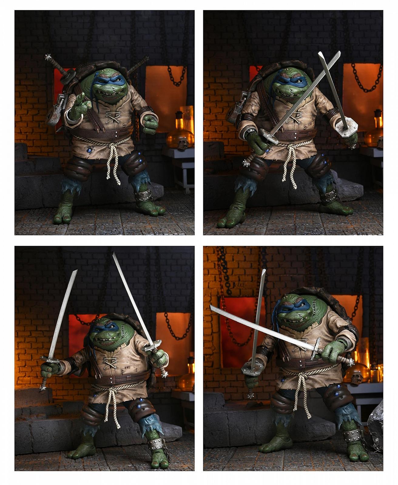 Фігурка NECA Леонардо в образі Горбуна серії Universal Monsters vs TMNT ULT 7, багатокольорова, 211585, фото №4
