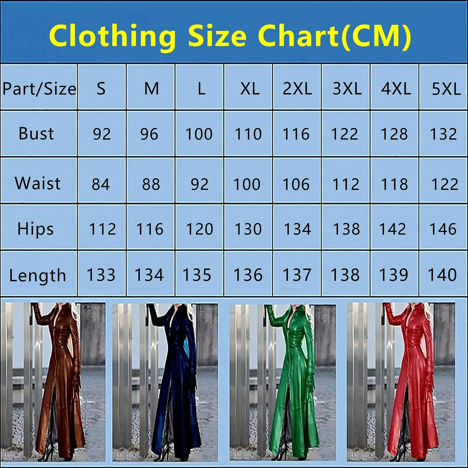 Тренч зі штучної шкіри SKYWPOJU Жіночий, фото №4