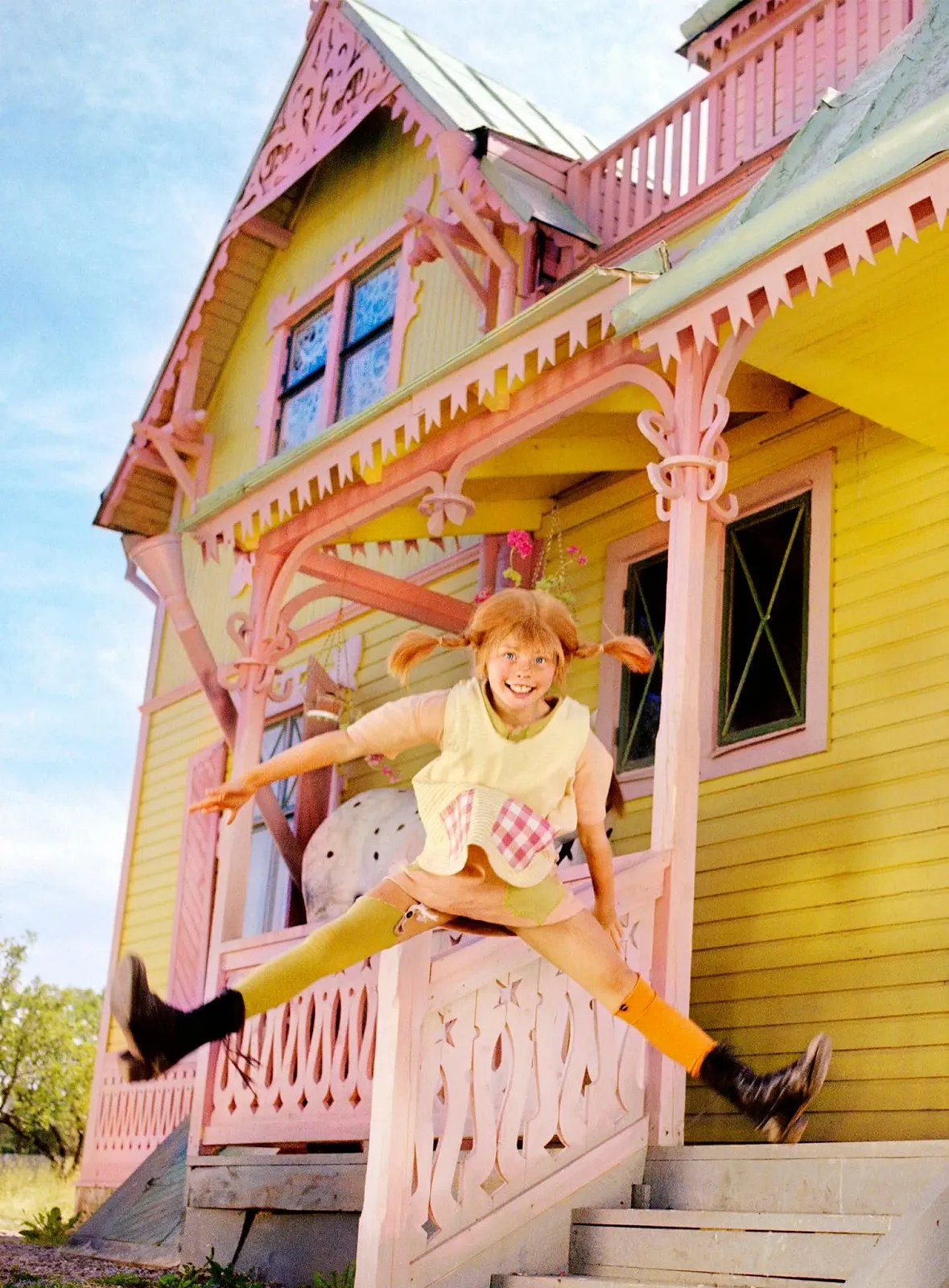 Носки Pippi Long женские Maskworld зеленый / оранжевый, S-L, зеленый / оранжевый, фото №4