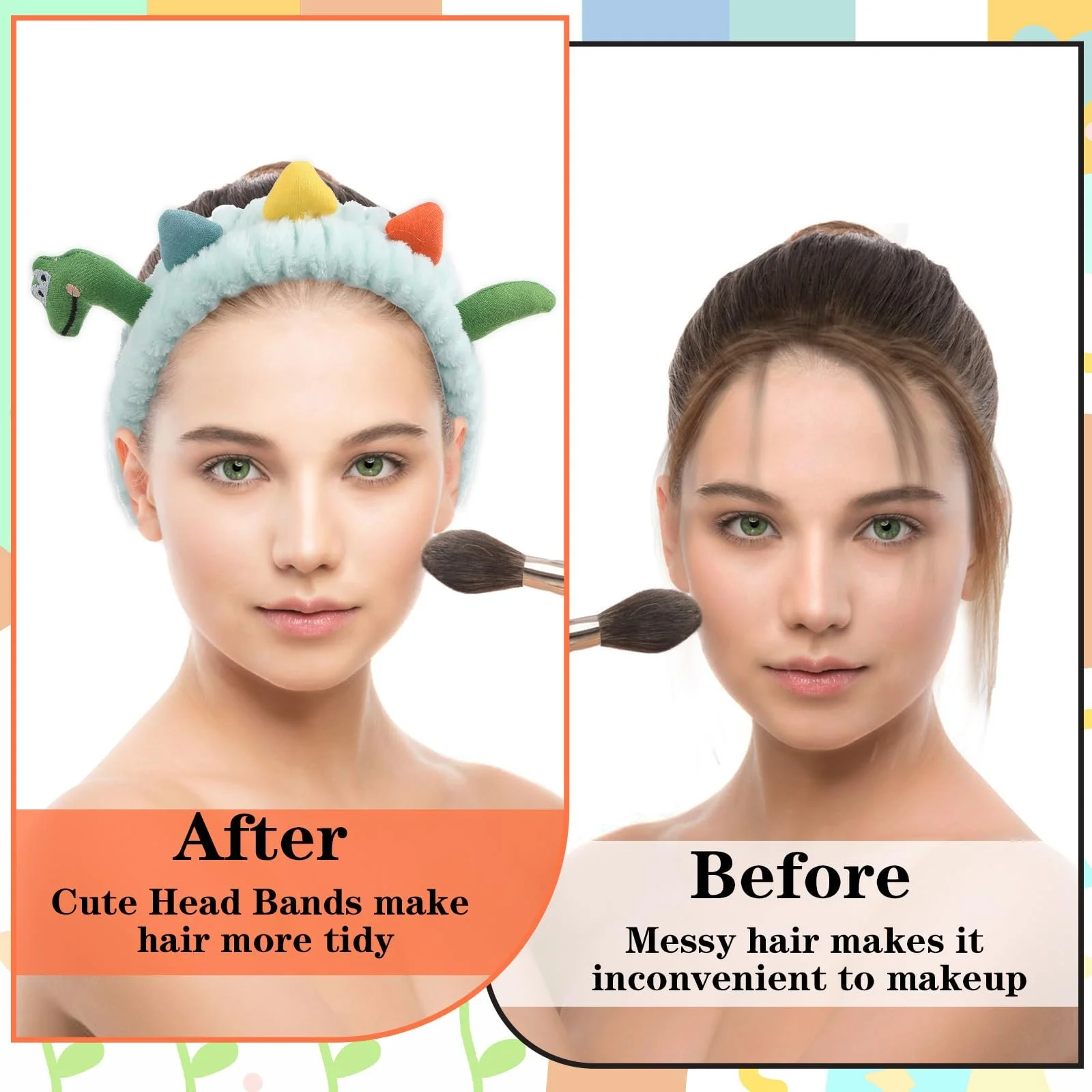 Пов'язка на голову Динозавр для вмивання, фото №3