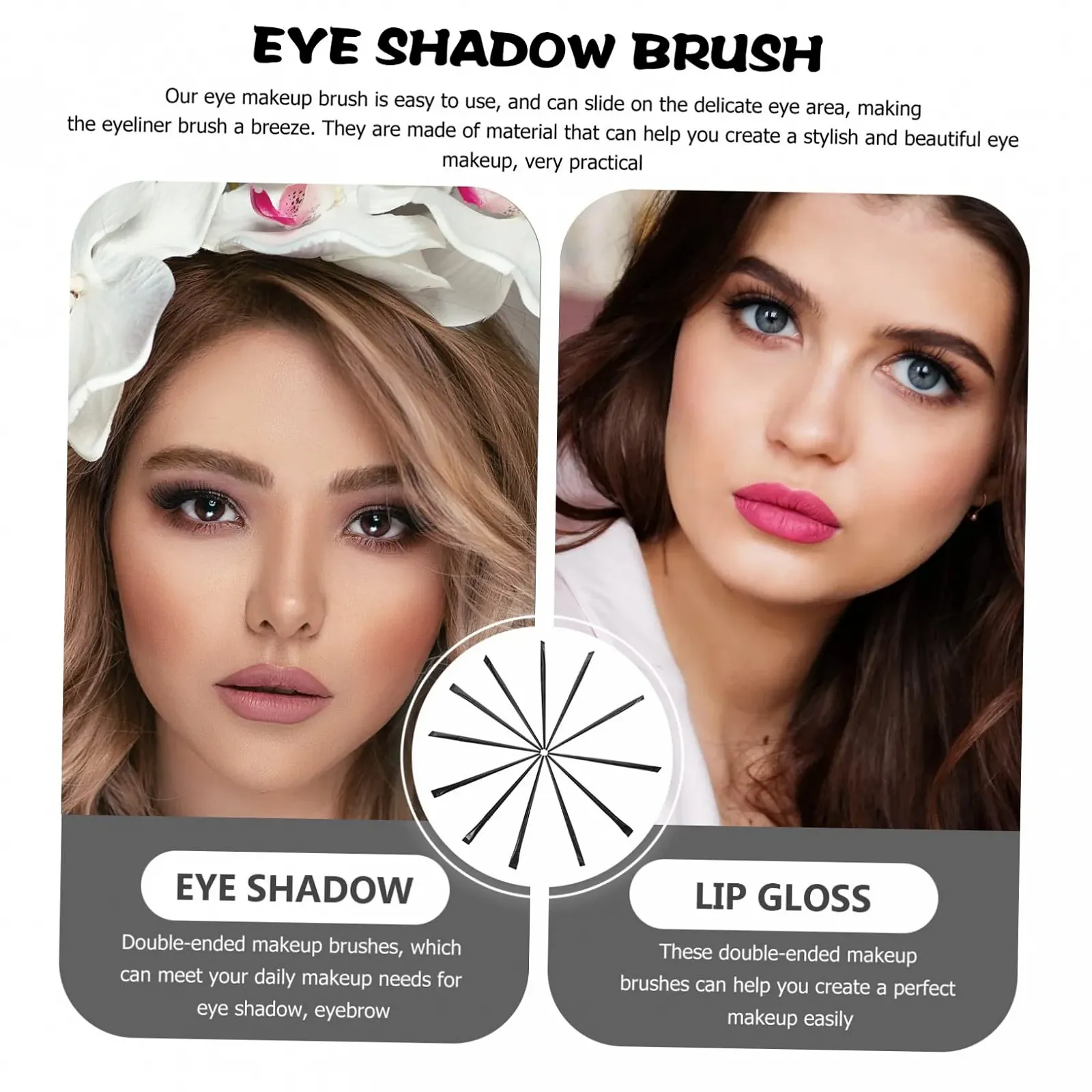 Кисти для подводки FOMIYES 36 шт, фото №7 Кисти для подводки FOMIYES 36 шт, фото №7