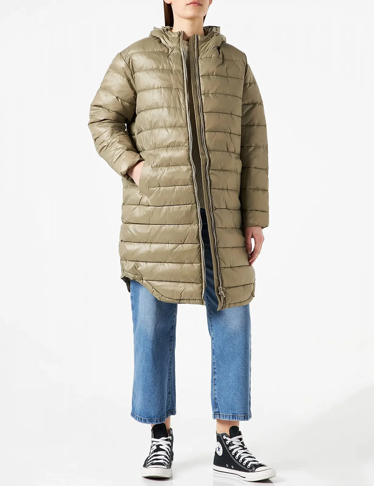 Пальто ONLY Onlmelody стьобане Shiny OTW стьобане, фото №2