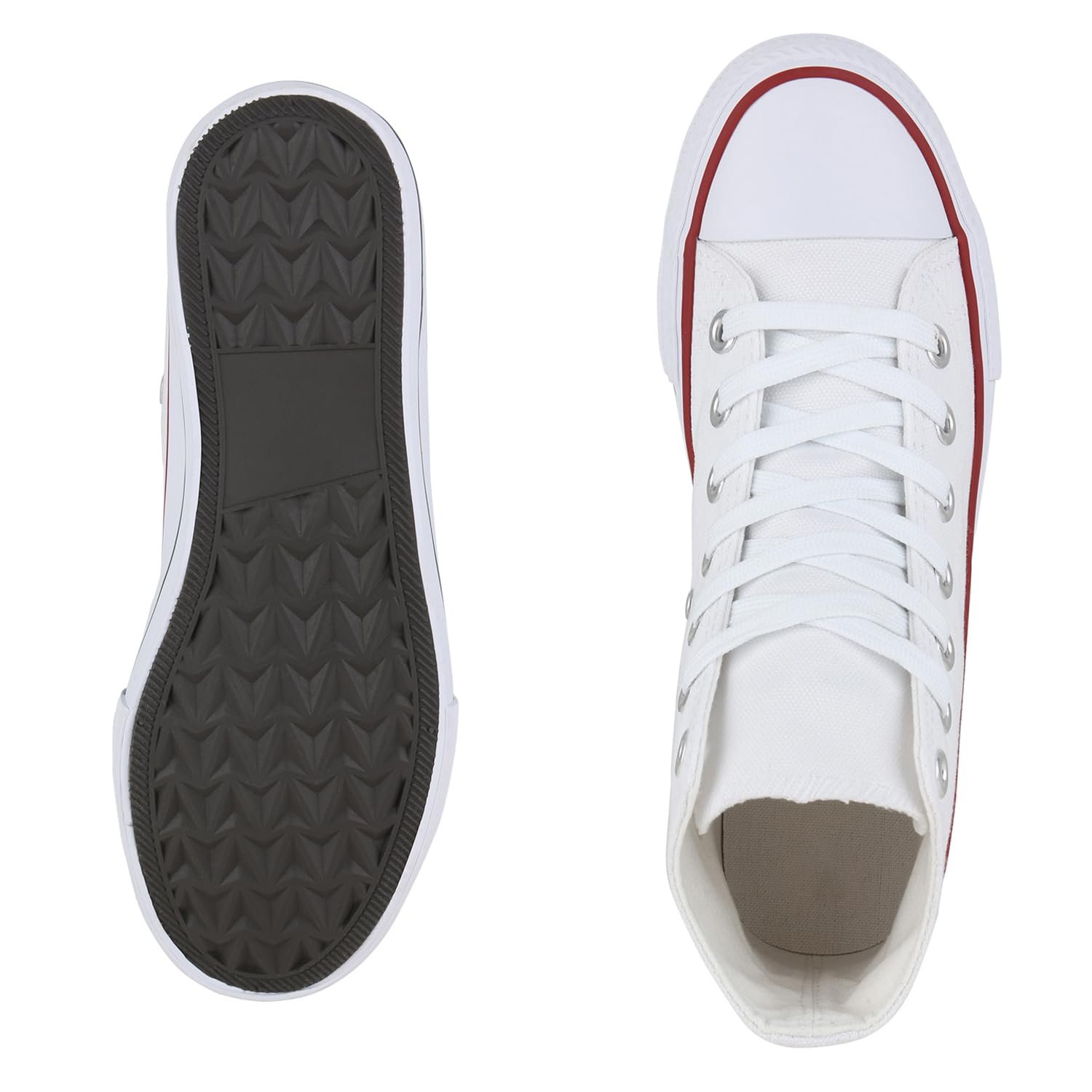 Кроссовки Van Hill Высокие на шнуровке Удобные Базовые для досуга Тканевые, фото №4