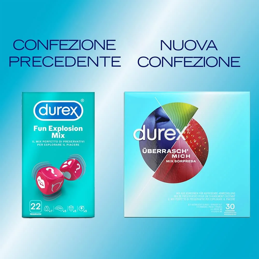 Презервативи Durex Surprise Me Mix асорті 4 види 30 шт., фото №2