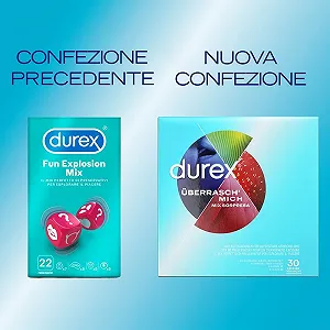 Презервативи Durex Surprise Me Mix асорті 4 види 30 шт. synthetic.ua - Фото 1