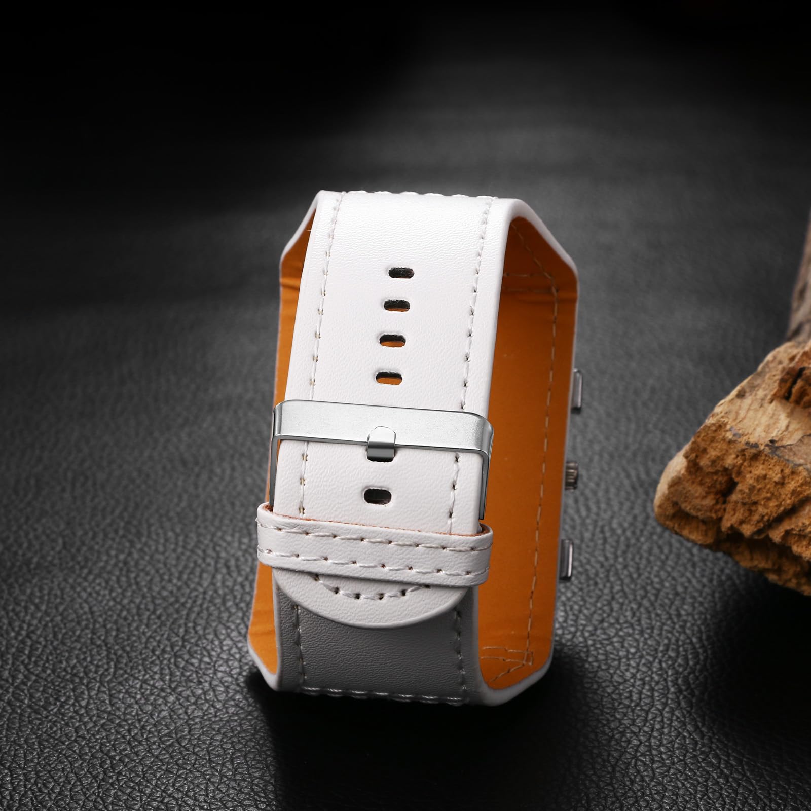 Годинник Silverora Чоловічий Steampunk Кварцовий Ремінець Шкіра Великий Циферблат Арабські Цифри, фото №5 Годинник Silverora Чоловічий Steampunk Кварцовий Ремінець Шкіра Великий Циферблат Арабські Цифри, фото №5