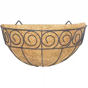 Настенная корзина Siena Garden Scroll 35 см Черный - Фото 1