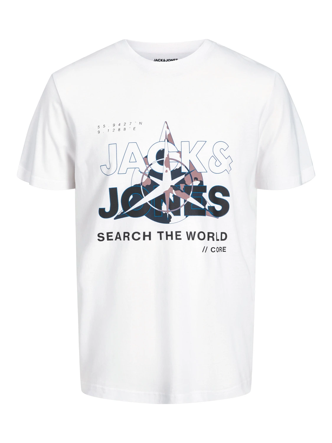 Футболка JCOHUNT TEE SS CREW NECK LN 12228391- Jack&Jones Білий XL, фото №5