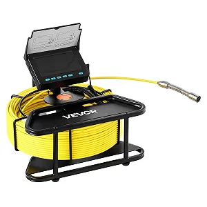 Каналізаційна камера з монітором 4.3'' VEVOR WP9602B 16 ГБ 20M Жовтий synthetic.ua - Фото 1