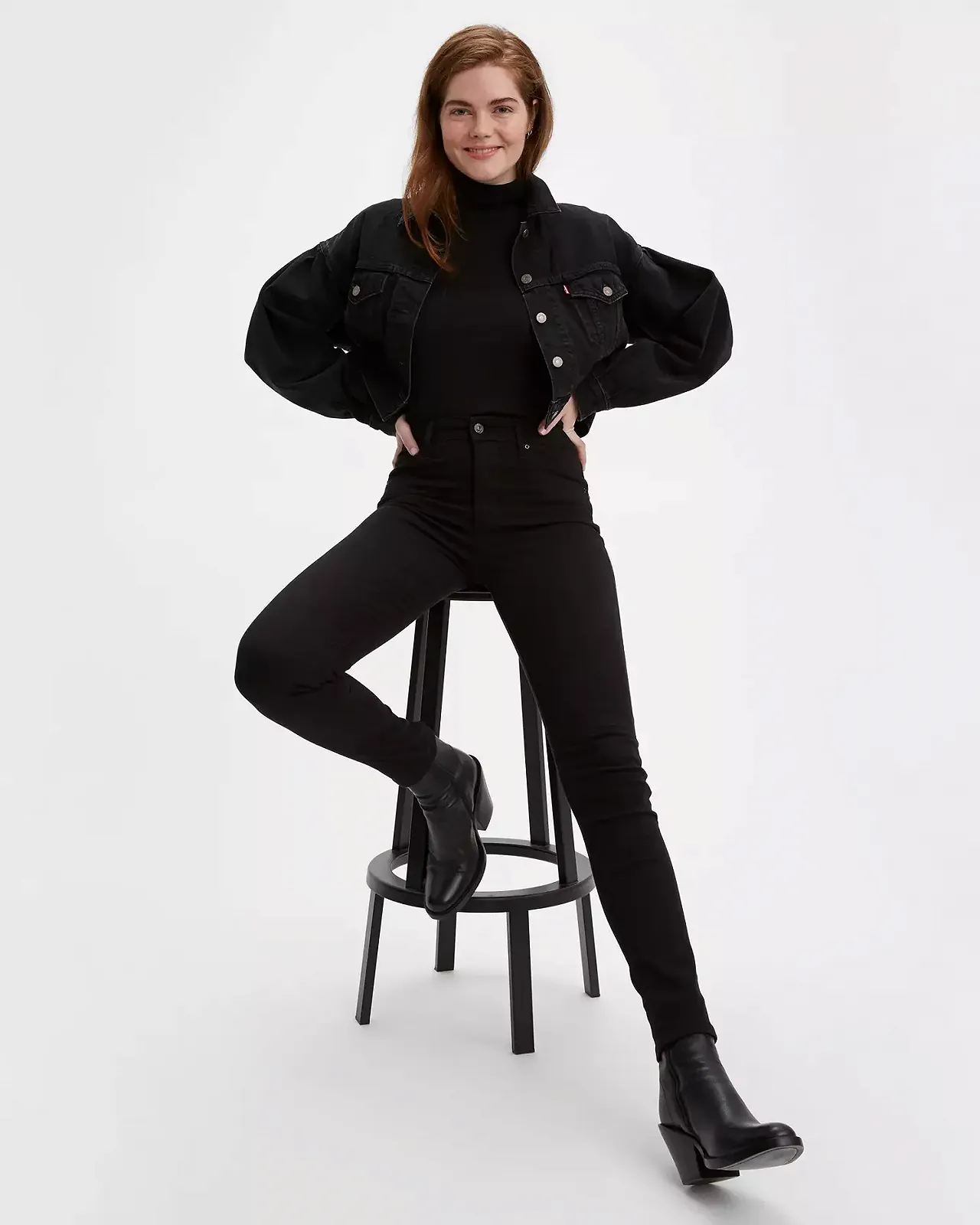 Жіночі джинси Levis - 721 High Rise Skinny Night Is Black - 24, фото №1 Жіночі джинси Levis - 721 High Rise Skinny Night Is Black - 24, фото №1