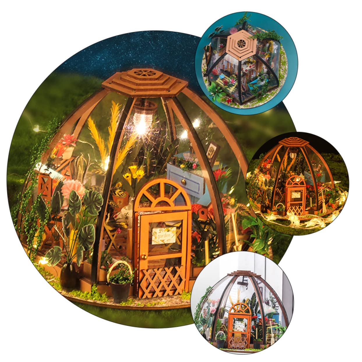 Набор OATIPHO Stars Sky Flowers Room Kit Деревянный Детский Набор, фото №6