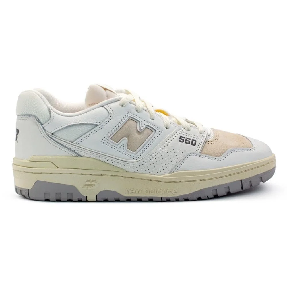 Кросівки New Balance 550 Білий, Червоний, Чорний, фото №1