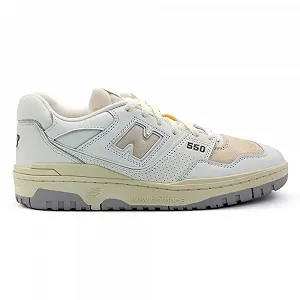 Кросівки New Balance 550 Білий, Червоний, Чорний - Фото 1